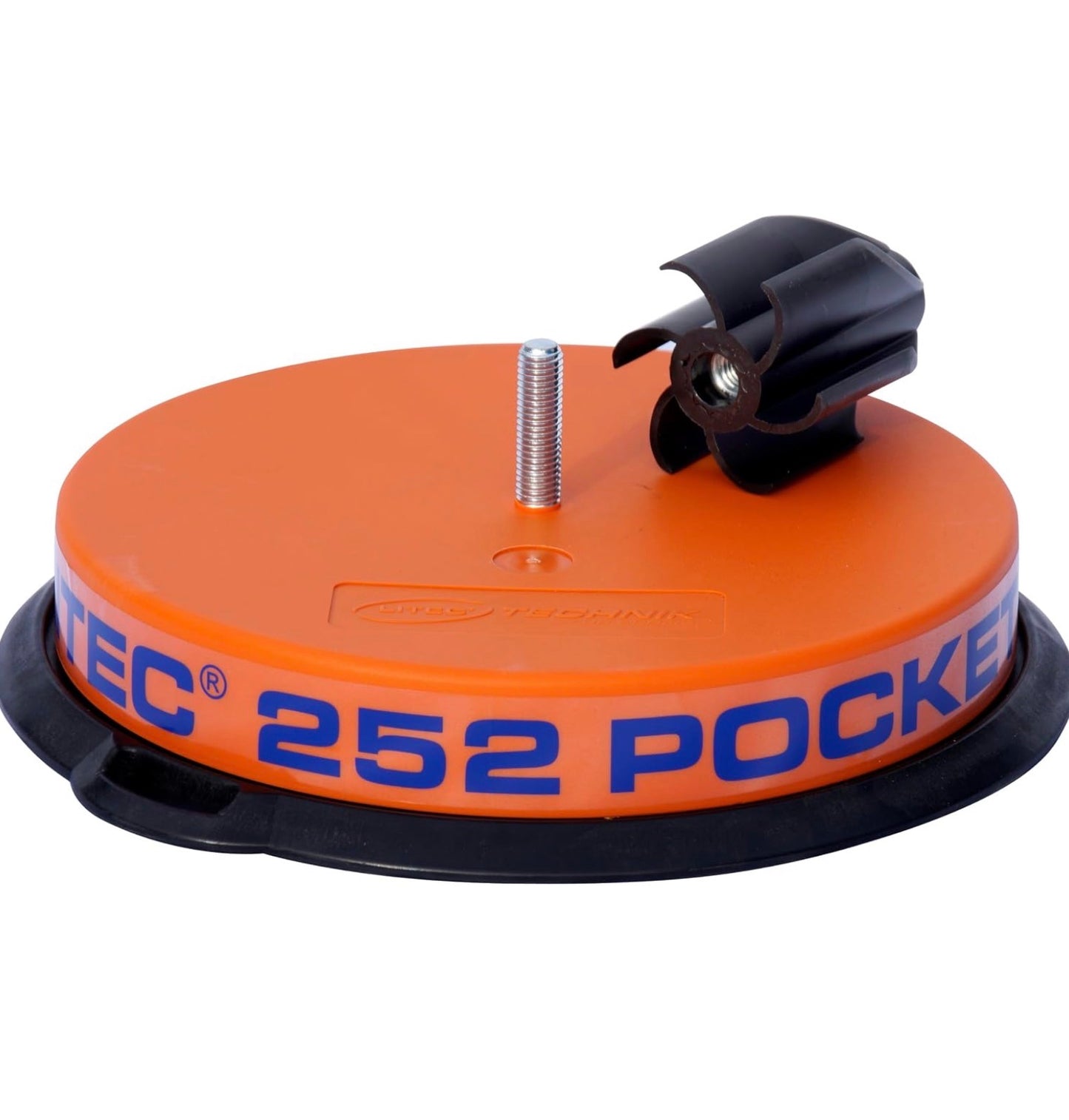 Kabelabroller Litec® L252 pocket, Nutzlast: 190 kg Gerätedurchmesser: ca. 25 cm, Randhöhe: ca. 50 mm. Inklusive Premium Der Heber® Zollstock.