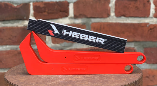 Der Heber®2.0 Set H1 & H2 + Der Heber® Premium Zollstock mit Winkelmessfunktion und 90 Grad Arretierung
